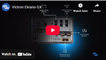 Victron Ekrano GX video