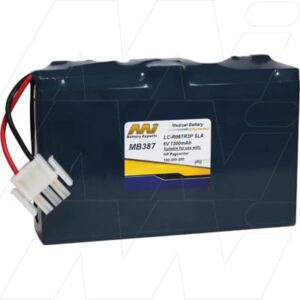 6V Philips M2460A MB387 Battery