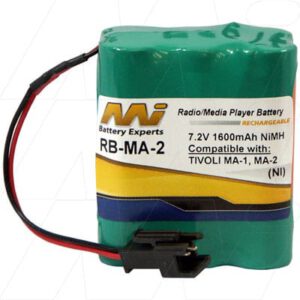 7.2V 1.6Ah Tivoli MA-1 RB-MA-2 Battery