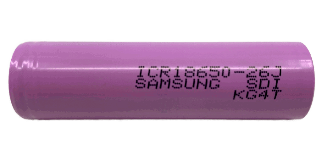 ICR18650-26 18650 SAMSUNG Li-Ion Cell