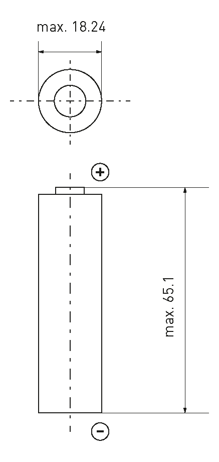 18650 battery dimensions hotsell