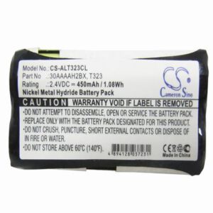 Audioline DECT 5500 Cordless Phone Battery 2.4V 450mAh Ni-MH ALT323CL