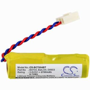 Daitem 1000 Alarm System Battery 3.6V 2700mAh Li-SOCl2 BCT004BT