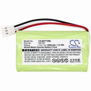Denso GT10B Barcode Data Terminal Battery 2.4V 1500mAh Nickel Metal Hydride BHT10BL