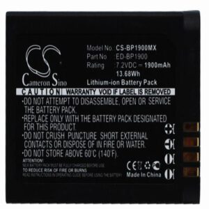 Samsung NX1 Digital Camera Video Battery 7.2V 1900mAh Li-Ion BP1900MX