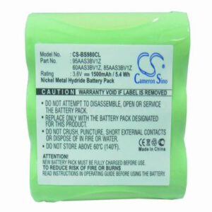Bell South D-271 Cordless Phone Battery 3.6V 1500mAh Ni-MH BS980CL