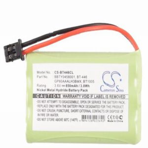 Uniden DCX750 Cordless Phone Battery 3.6V 800mAh Ni-MH BT446CL