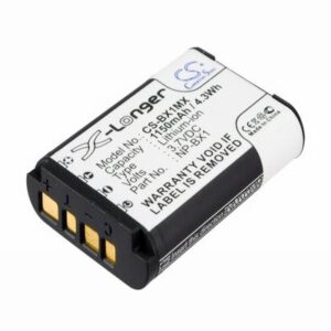 Cyber-shot DSC-RX100 Digital Camera Video Battery 3.7V 1150mAh Li-Ion BX1MX