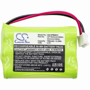AT&T 27910 Cordless Phone Battery 3.6V 700mAh Ni-MH CPB8011