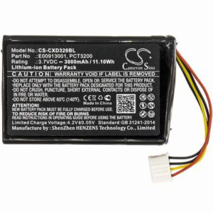 C-One e-ID Barcode Scanner Battery 3.7V 3000mAh Li-ion CXD320BL