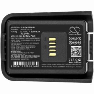 Datalogic 950401003 Barcode Scanner Battery 3.7V 3300mAh Li-ion DAP200BL