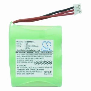 DeTeWe Twinny Plus Cordless Phone Battery 3.6V 1200mAh Ni-MH DET426CL