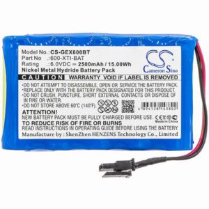 GE Interlogix Simon XTi wireless Alarm System Battery 6.0V 2500mAh Ni-MH GEX600BT