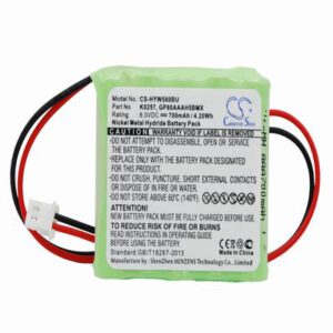 Honeywell 55111-05 Automation & Security Battery 6V 700mAh Nickel Metal Hydride HYW580BU