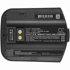 Intermec CK30 Barcode Scanner Battery 7.4V 3400mAh Li-ion ICK310BX