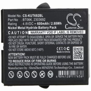 Ikusi 2303692 Crane Remote Control Battery, KUT692BL