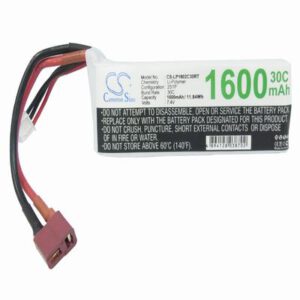 Airplane Remote Control Battery 7.4V 1600mAh Li-Polymer LP1602C30RT