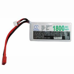 Airplane Remote Control Battery 7.4V 1800mAh Li-Polymer LP1802C30RT