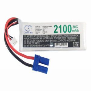 Airplane Remote Control Battery 7.4V 2100mAh Li-Polymer LP2102C30R4