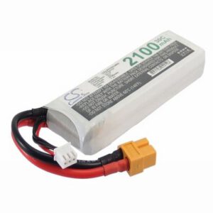 Airplane Remote Control Battery 7.4V 2100mAh Li-Polymer LP2102C30R5