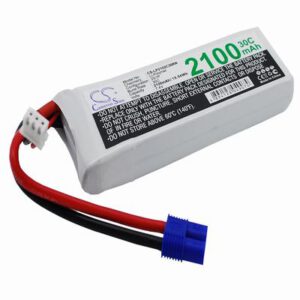 Airplane Remote Control Battery 7.4V 2100mAh Li-Polymer LP2102C30RN