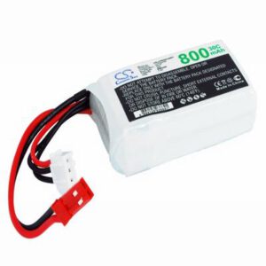 Airplane Remote Control Battery 7.4V 800mAh Li-Polymer LP8002C30RT