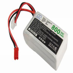 Airplane Remote Control Battery 11.1V 800mAh Li-Polymer LP8003C30RT