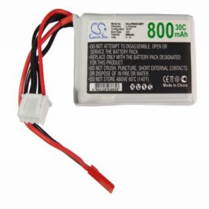 Airplane Remote Control Battery 11.1V 800mAh Li-Polymer LP8003C30RT