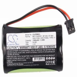 Panasonic KX-TG2000B Cordless Phone Battery 2.4V 1500mAh Ni-MH P506CL