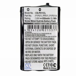 Panasonic N4HKGMA00001 Cordless Phone Battery 3.6V 850mAh Ni-MH P511CL