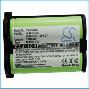 Panasonic HHR-P513A Cordless Phone Battery 2.4V 1500mAh Ni-MH P513CL