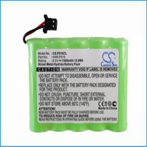 Panasonic KX-TG4500 Cordless Phone Battery 6V 1500mAh Ni-MH P516CL