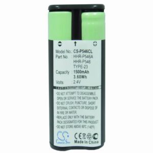 Panasonic KX-TG1000N Cordless Phone Battery 2.4V 1500mAh Ni-MH P546CL