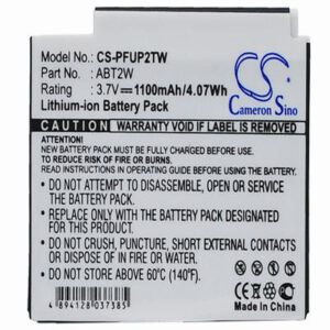Flip 4GB 1 hr Pocket PC & PDA Battery 3.7V 1100mAh Li-Ion PFUP2TW