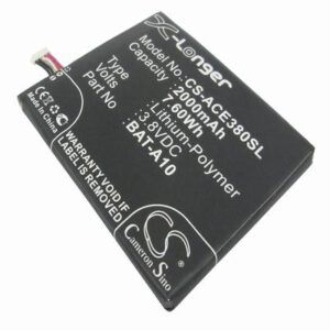 Acer Liquid E3 Mobile Phone Battery 3.8V 2000mAh Li-Polymer ACE380SL