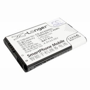 Acer Cloud Mobile Mobile Phone Battery 3.7V 1460mAh Li-Ion ACS500SL