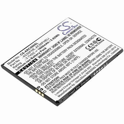 Archos 50F Helium Lite Mobile SmartPhone Battery 3.7V 1600mAh Li-ion ARC500SL