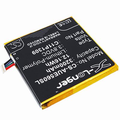 Asus Fonepad Note 6 Mobile Phone Battery 3.8V 3200mAh Li-Polymer AUE560SL