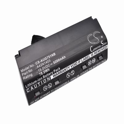 Asus G751J Laptop Notebook Battery 15V 5200mAh Li-Ion AUG751NB