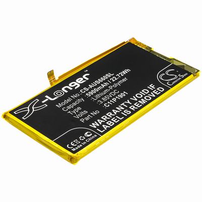 Asus I001D Mobile SmartPhone Battery 3.85V 5900mAh Li-Poly AUS660SL