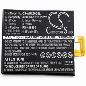Asus Pegasus X005 Mobile SmartPhone Battery 3.8V 4000mAh Li-Poly AUX500SL
