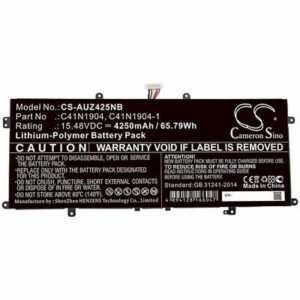 Asus Deluxe 14S Notebook Laptop Battery 15.48V 4250mAh Li-Poly AUZ425NB