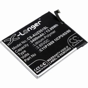 Asus X00DDA Mobile SmartPhone Battery 3.85V 3400mAh Li-Poly AUZ551SL