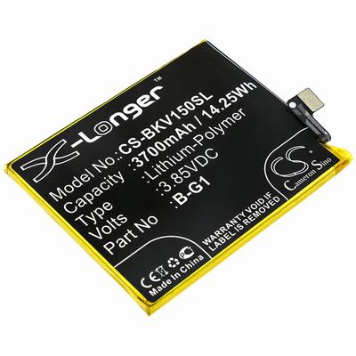 BBK 1818 Mobile SmartPhone Battery 3.85V 3700mAh Li-Poly BKV150SL