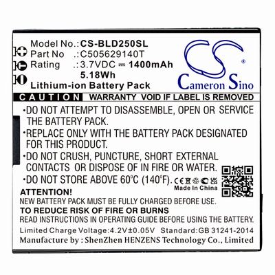 Original OEM BLU A5L Battery – C348246140L – 1400mAh – 3.7V – US Seller