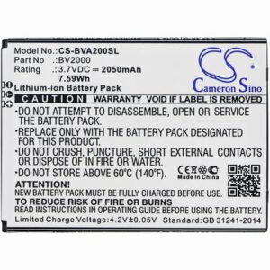 Blackview BV2000 Mobile SmartPhone Battery 3.7V 2050mAh Li-ion BVA200SL