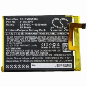 Blackview BV5500 Mobile SmartPhone Battery 3.85V 4000mAh Li-Poly BVR550SL