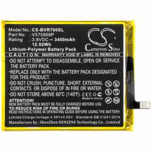 Blackview BV7000 Mobile SmartPhone Battery 3.8V 3400mAh Li-Poly BVR700SL