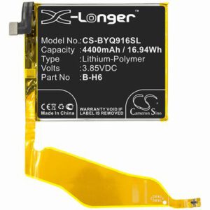 BBK V1916 Mobile SmartPhone Battery 3.85V 4400mAh Li-Poly BYQ916SL