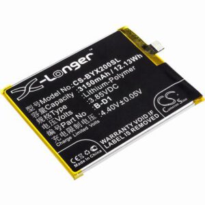 BBK VIVO X20A Mobile SmartPhone Battery 3.85V 3150mAh Li-Poly BYX200SL